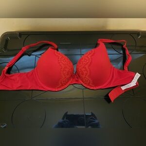 Victoria's Secret Red Lace Bra